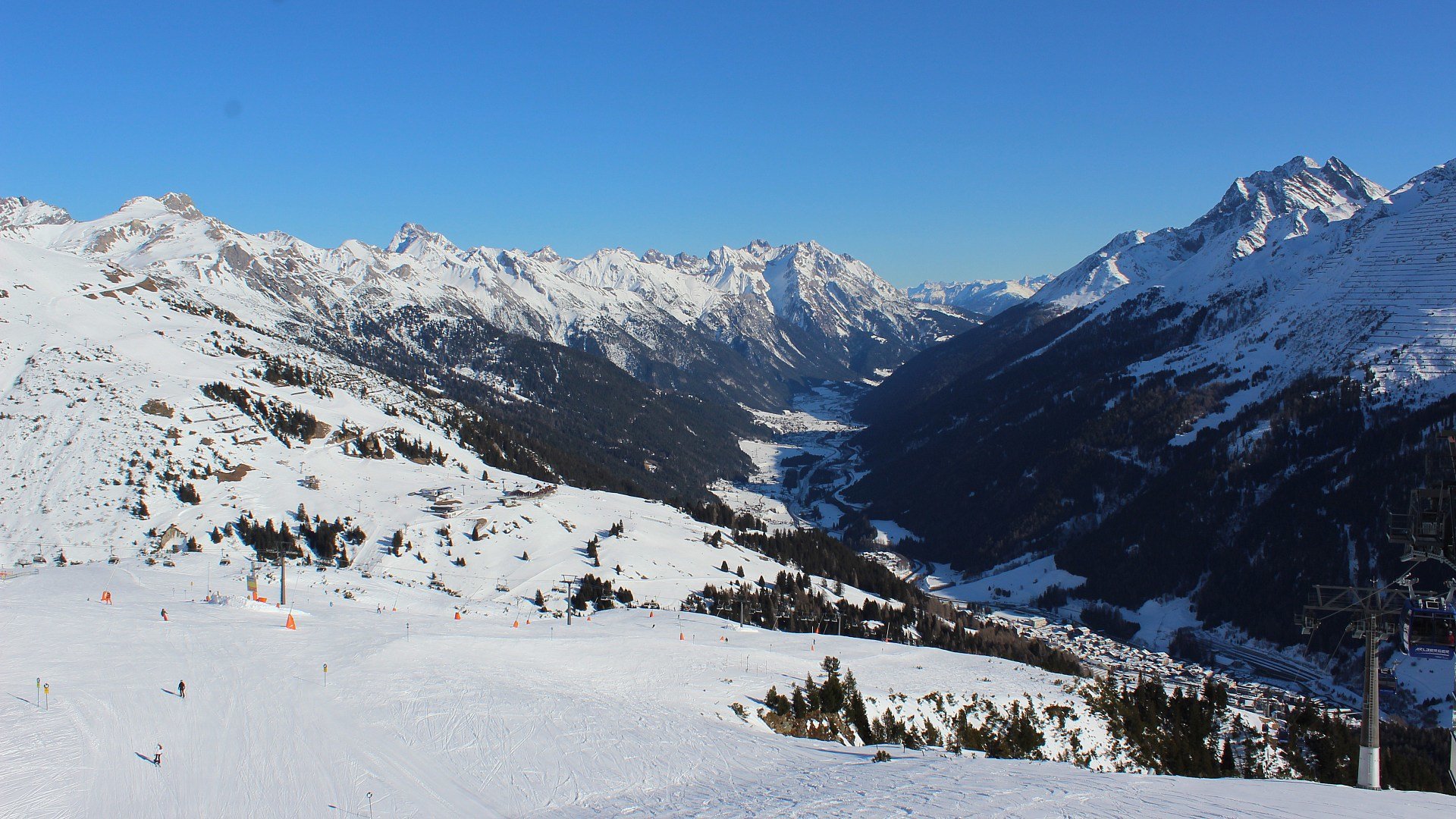 St. Anton, Nyugat-Ausztria: ide érkezhet a legtöbb hó alacsonyabb magasságban