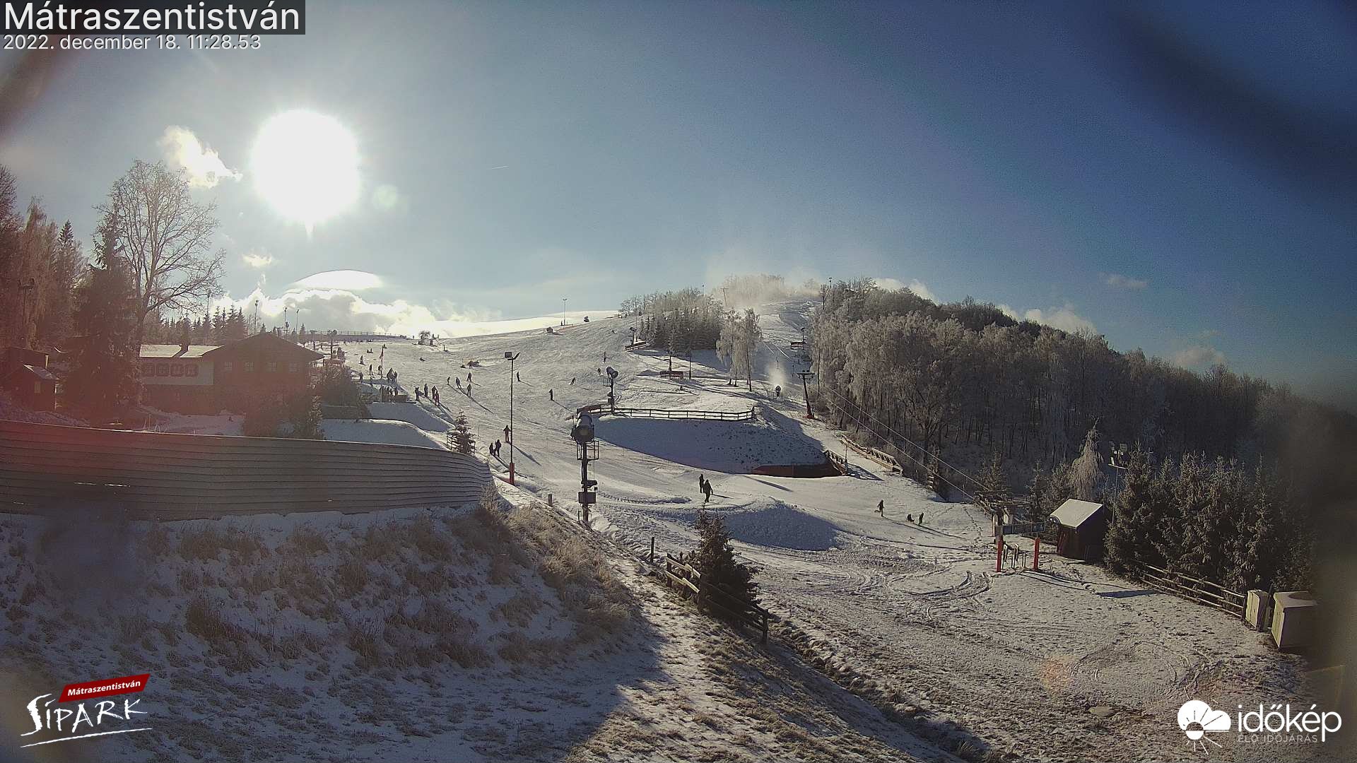 Nyitás után a Síparkban (Időkép webkamera)