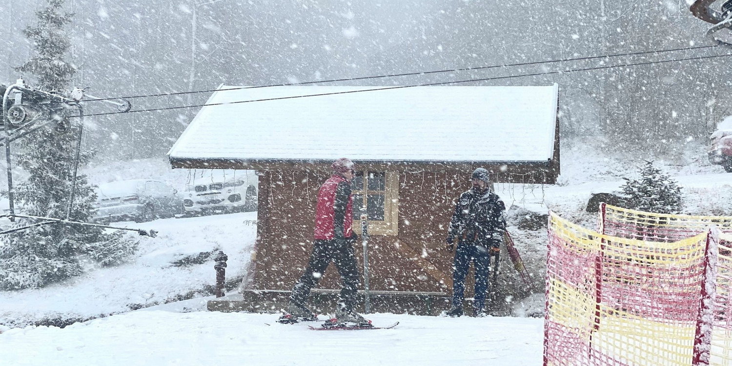 Mátraszentistván a legutóbbi havazáskor, február 21-én