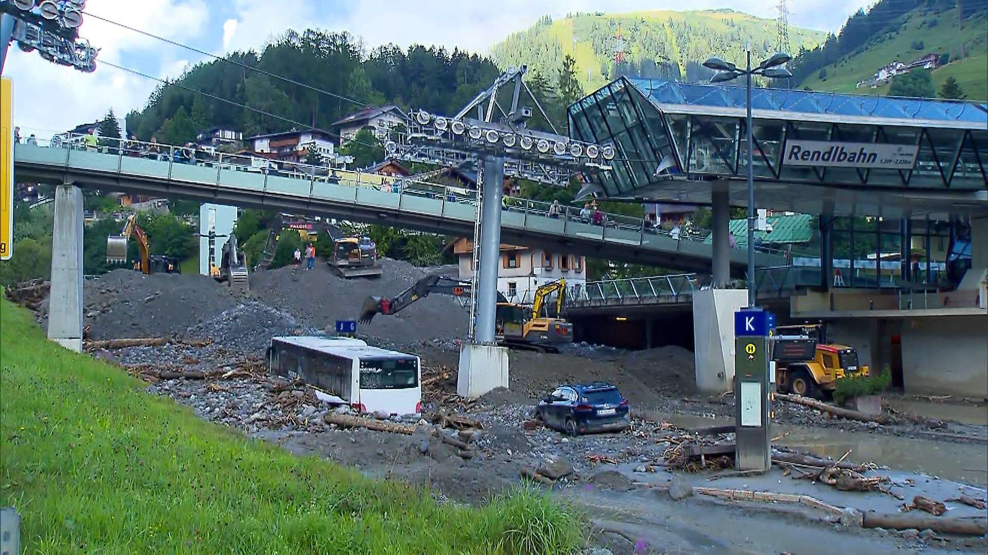 Az egyik sífelvonó állomásának környéke (Kép: ORF)