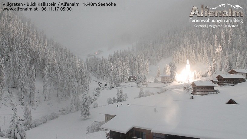 Mélytél Kelet-Tirolban - foto-webcam.eu