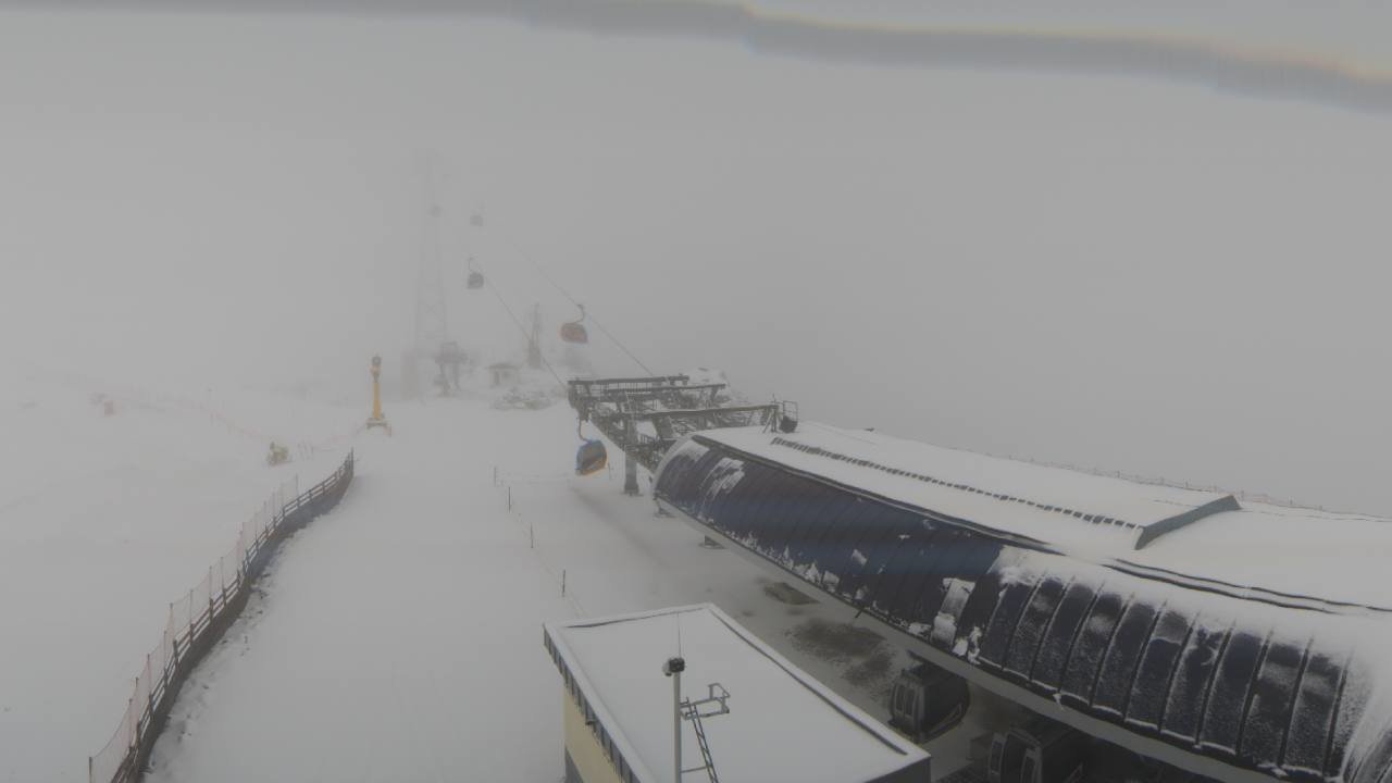 Friss hó Söldenben - fotó: webkamera