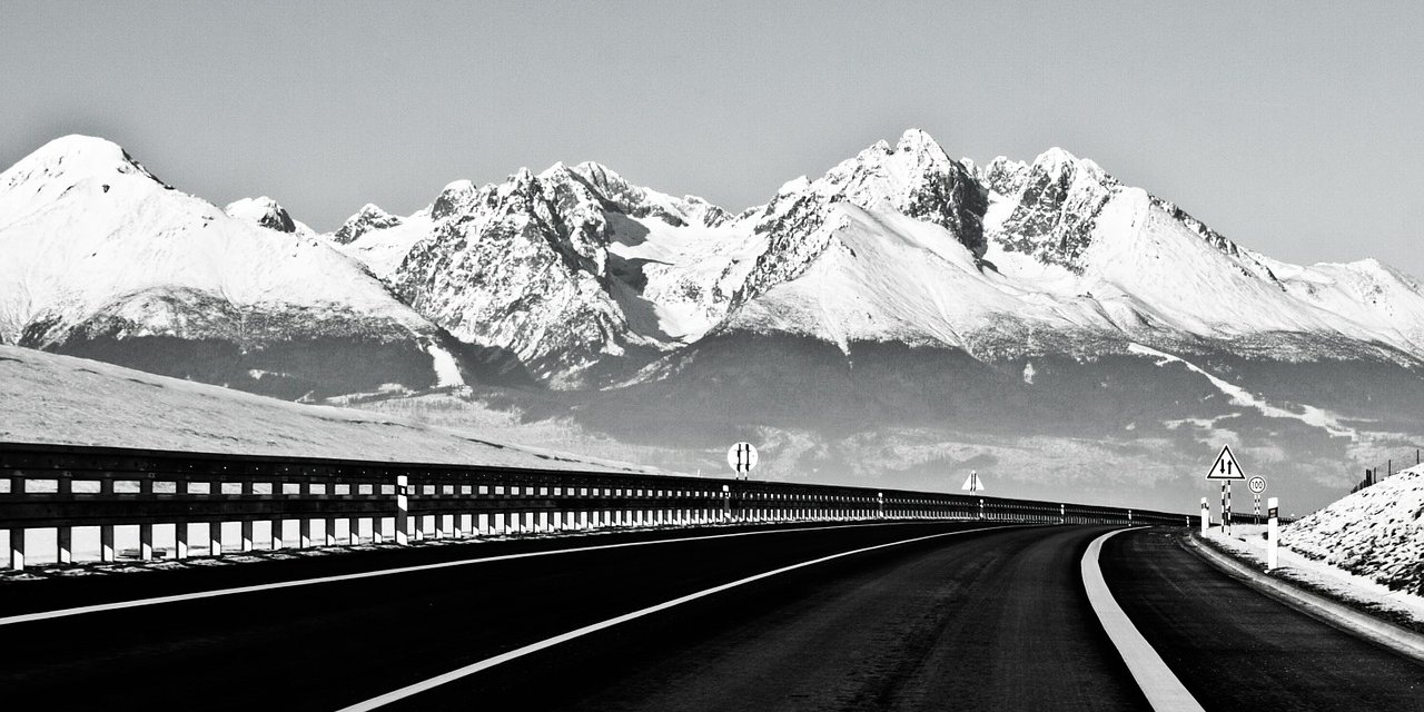 Autópálya Szlovákiában - úton a Magas-Tátra felé