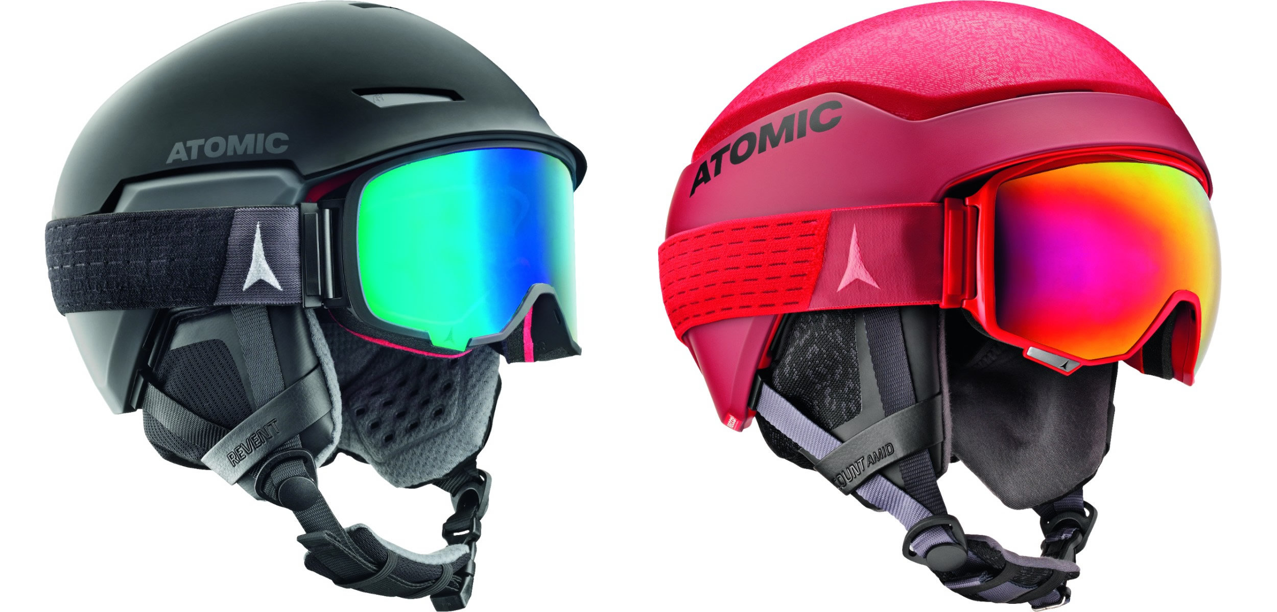 Atomic Revent+ AMID hybrid sisak és Count Amid sisak