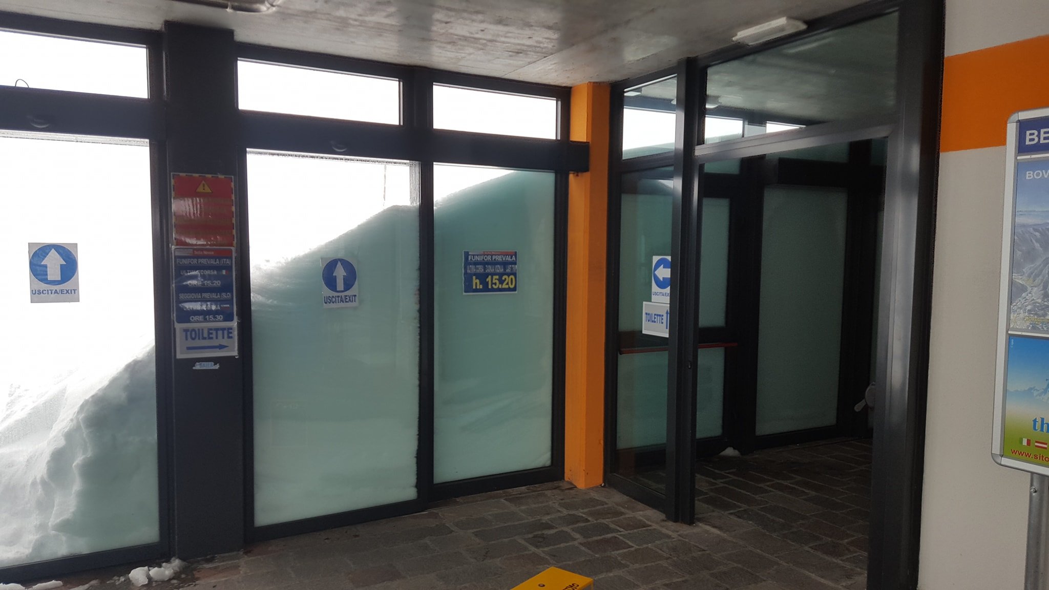 Sella Nevea. Havazás a síterep olasz oldalán