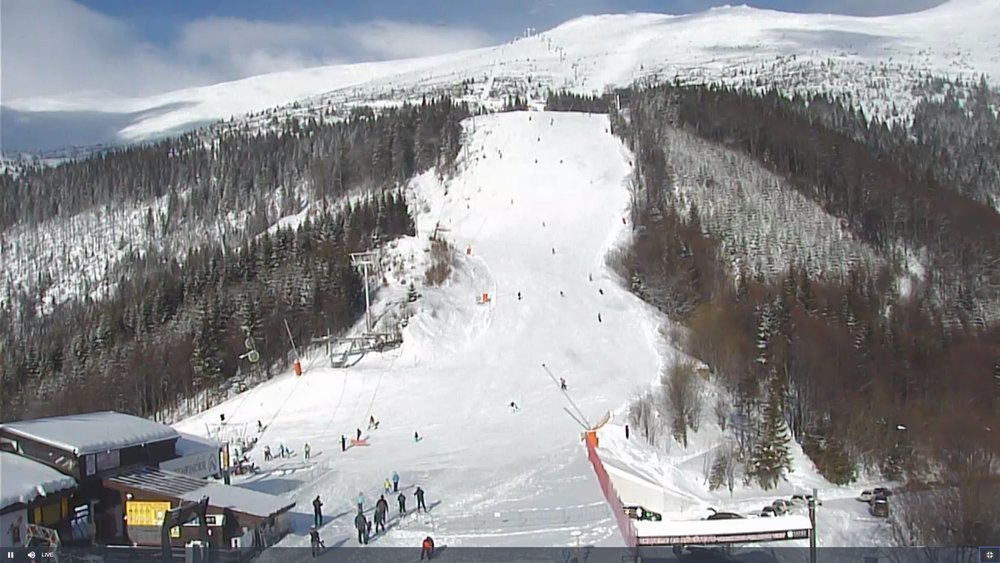 Chopok-dél, mai webkamera kép