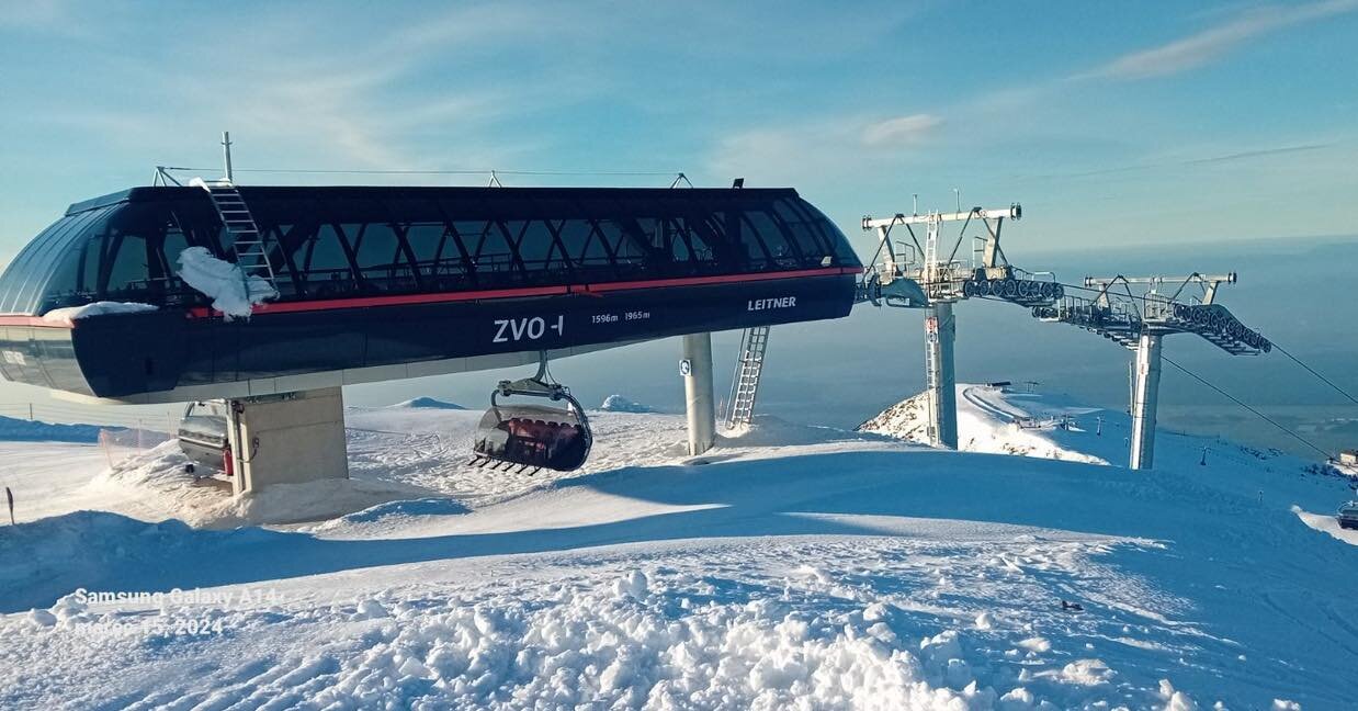 Ez a lift az idén épült Krvavecen