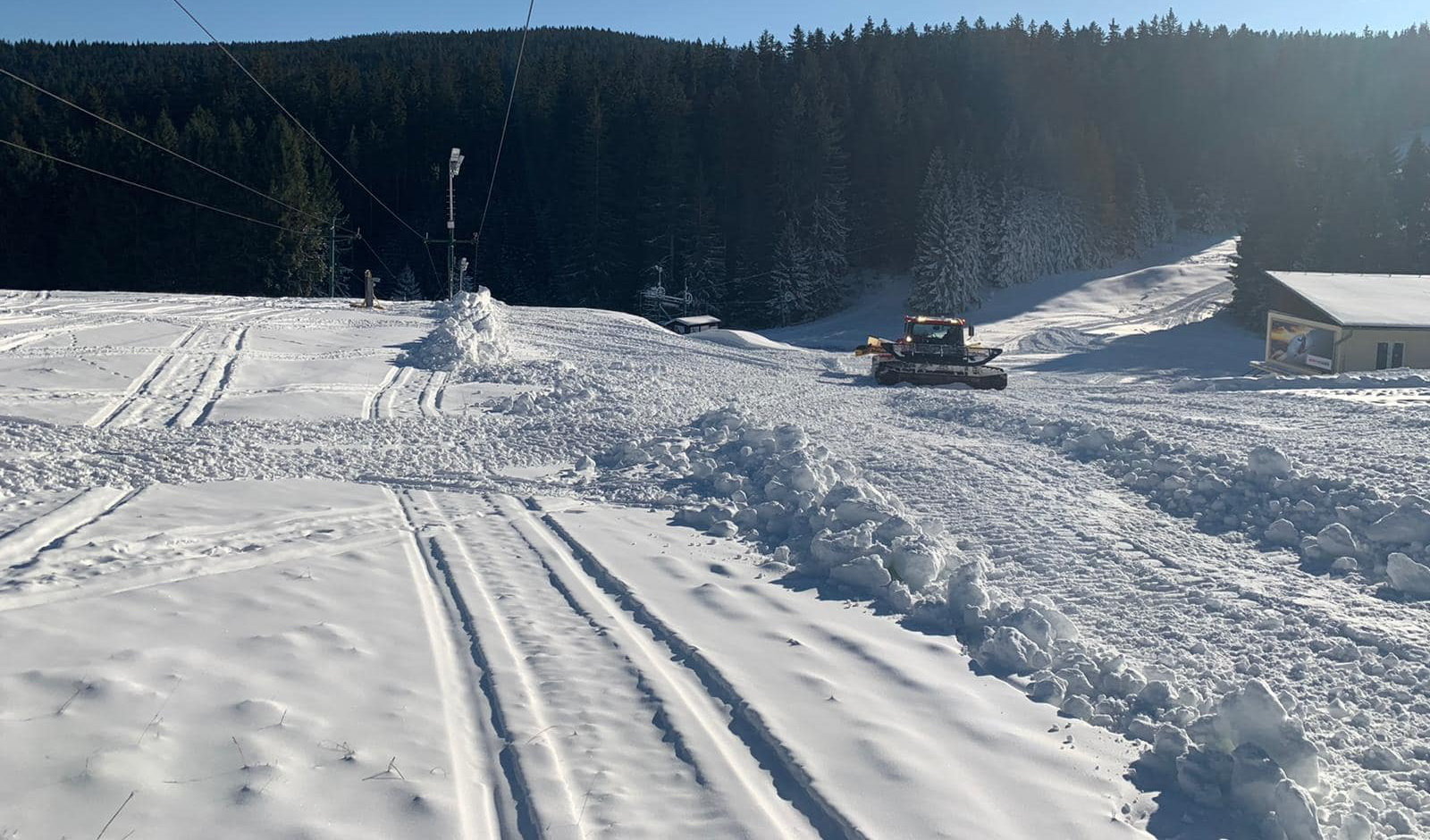 Donovaly, pályaelőkészítés csütörtökön