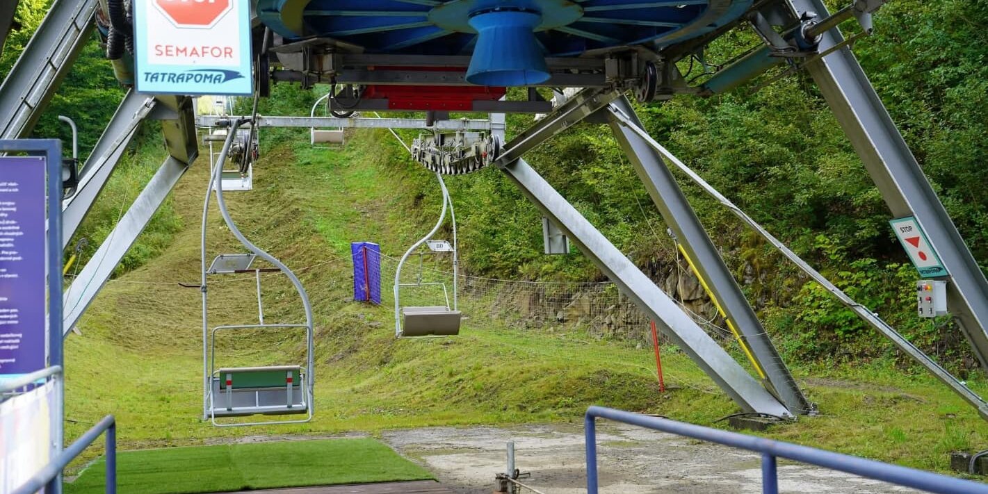 A felvonó az újraindítás napján (Kép: SKI LYSÁ)