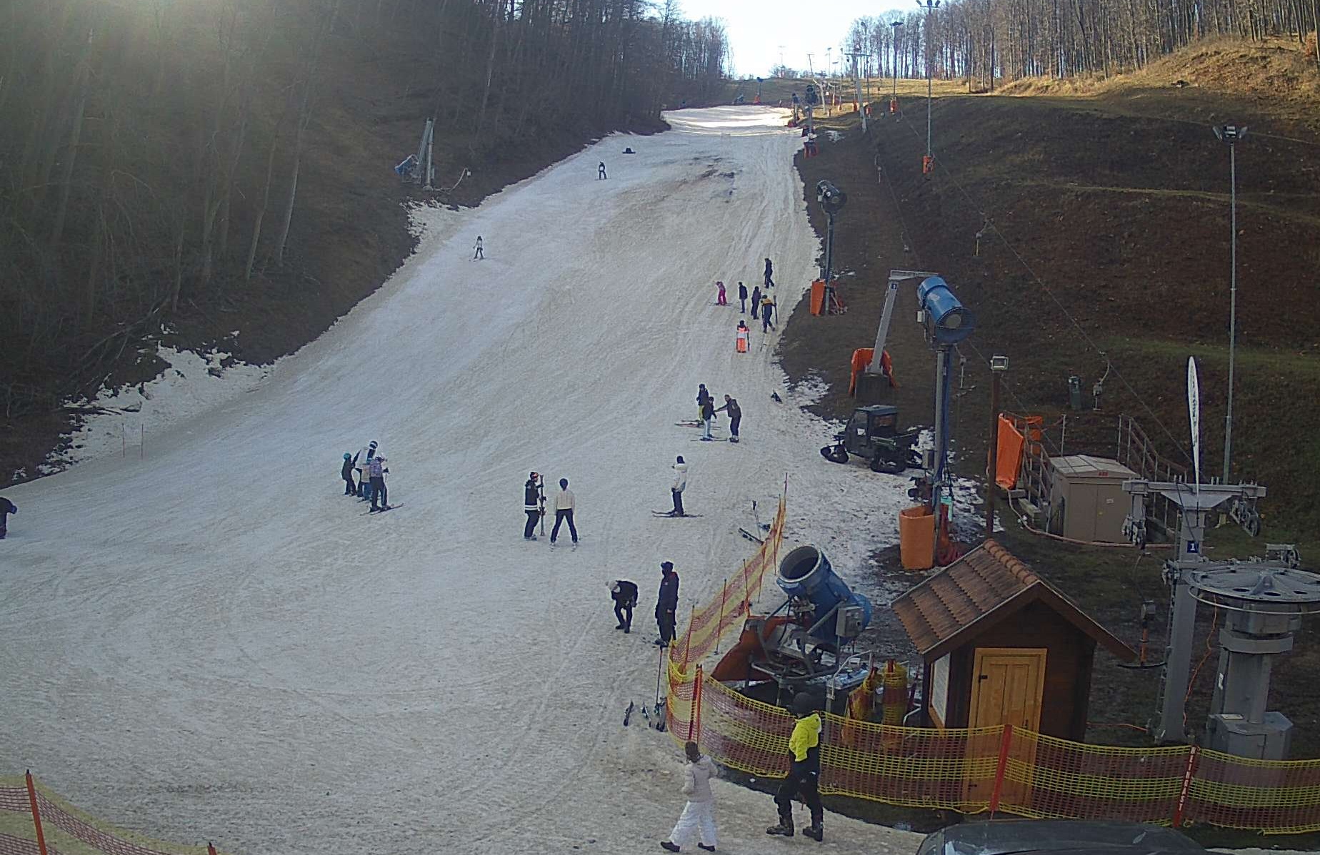 Eplény ma még nyitva (Kép: webkamera - idokep.hu)