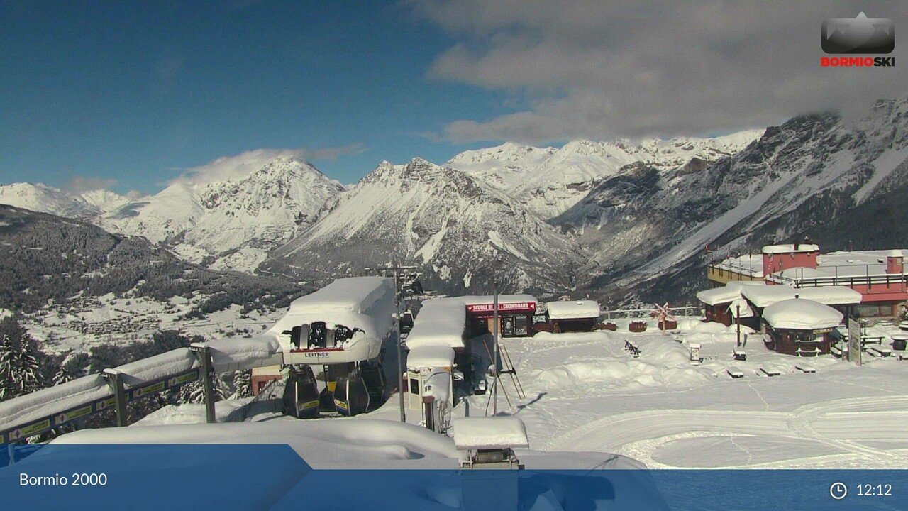 Bormio mai webkamera, tervezett nyitás: február 15!