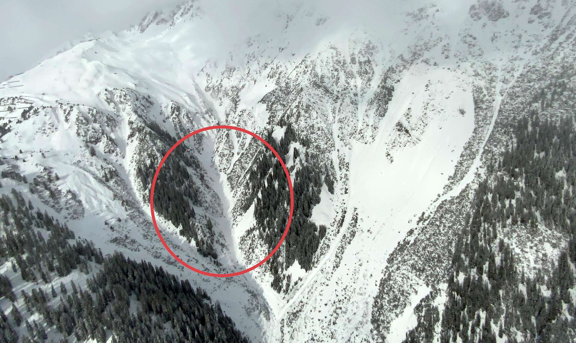 A St. Anton-i baleset helyszíne (Kép: ORF)