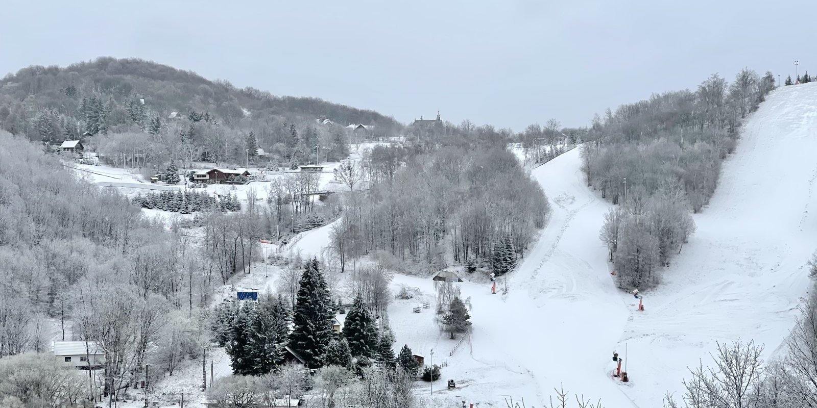 Ma reggeli kép - Fotó: Mátraszentistván Sípark