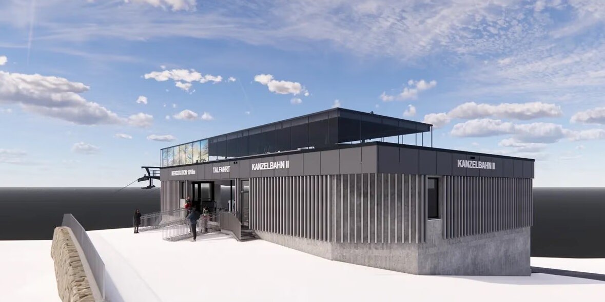 Az új hegyállomás látványterve