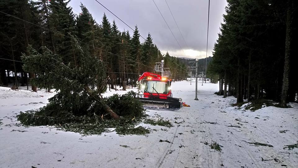 Csak illusztráció, bár ez tegnapi kép egy másik francia síterepről (Gérardmer Ski)