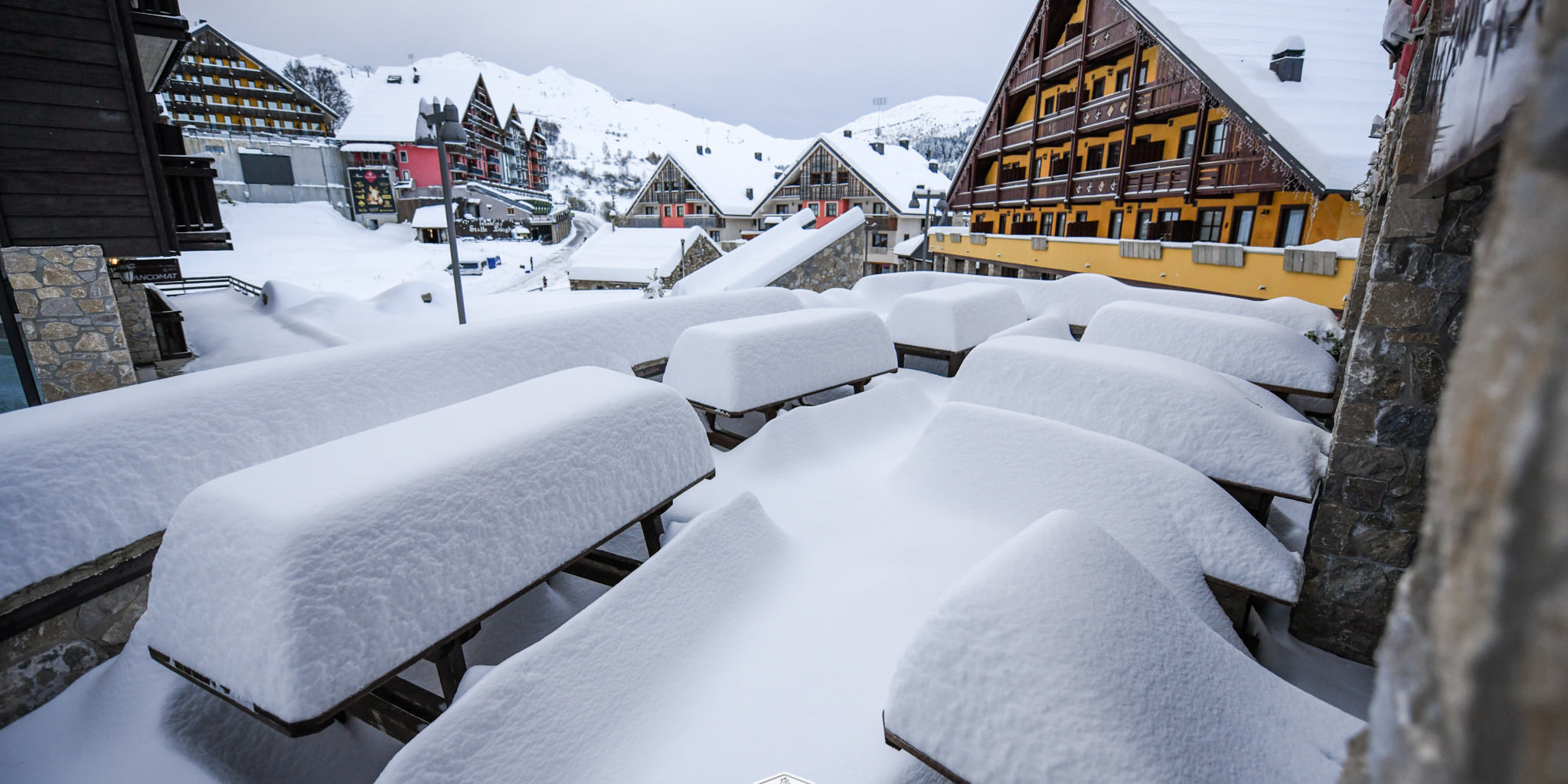 Prato Nevoso síterepe tegnap