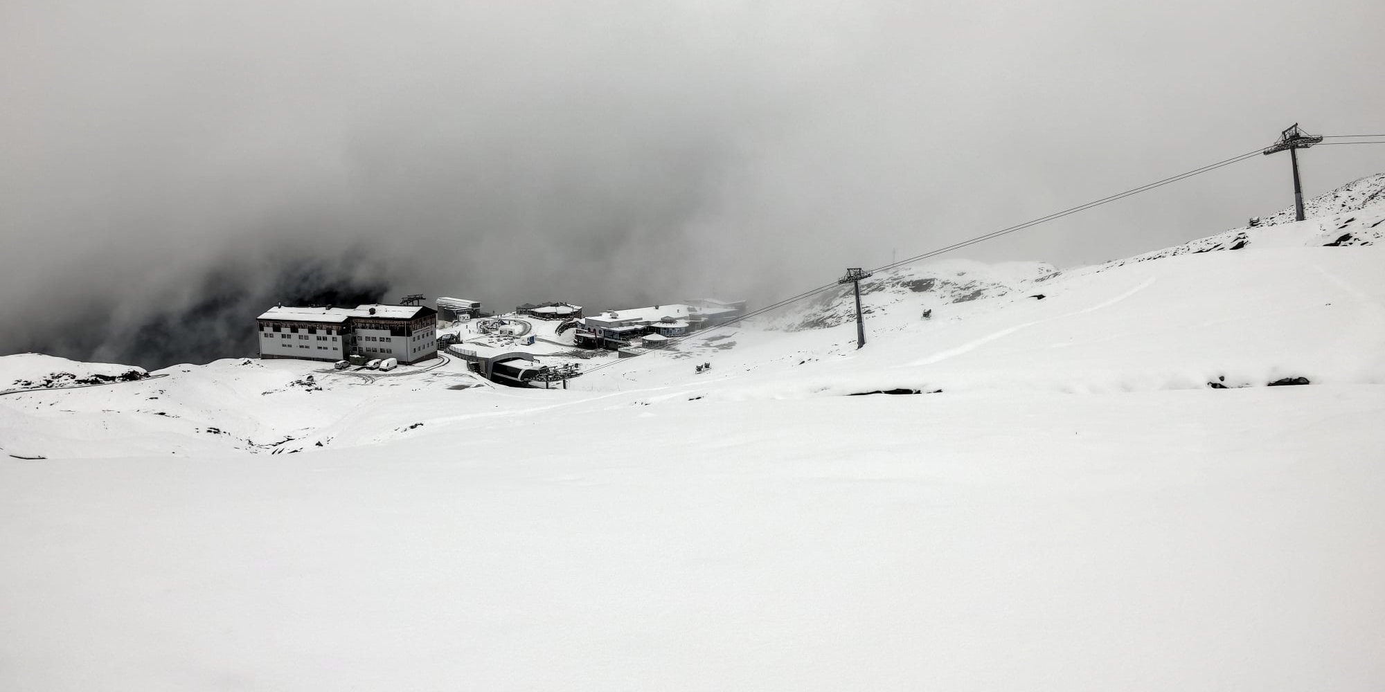 Friss hó Kaprunban szeptember 1-én - Fotó: Stánicz Balázs (Stani)