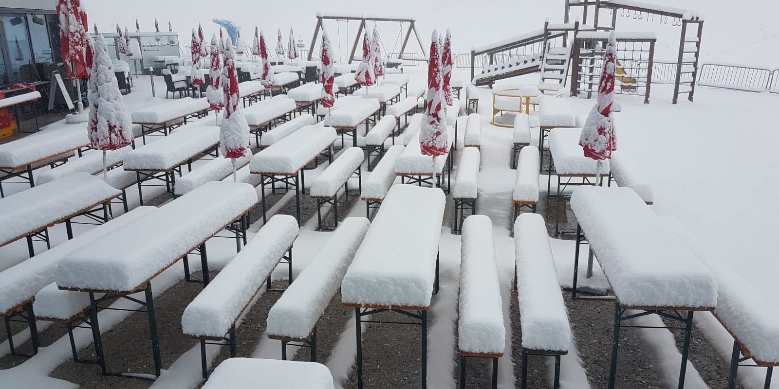 Stubai-gleccser, Ausztria, ma reggel