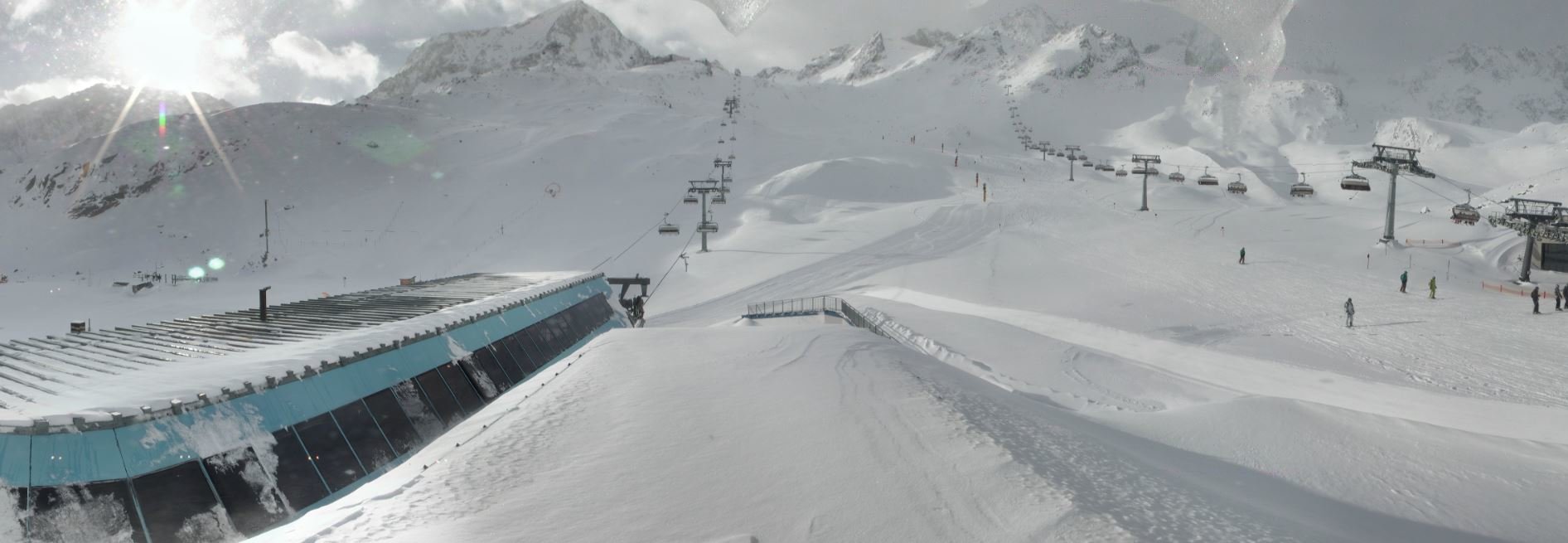 Stubai tegnap reggel, 15 cm hó