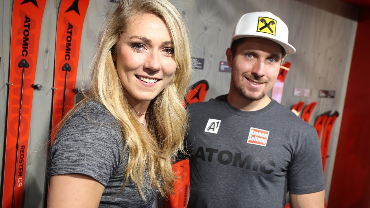 Marcel Hirscher és Mikaela Shiffrin