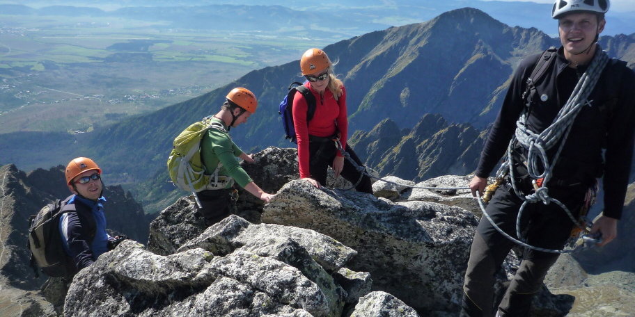 A csúcsra érkezés pillanata
