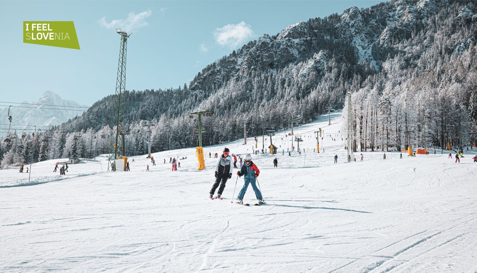 Sípályák Kranjska Gorán - ez a rész a kezdők paradicsoma!