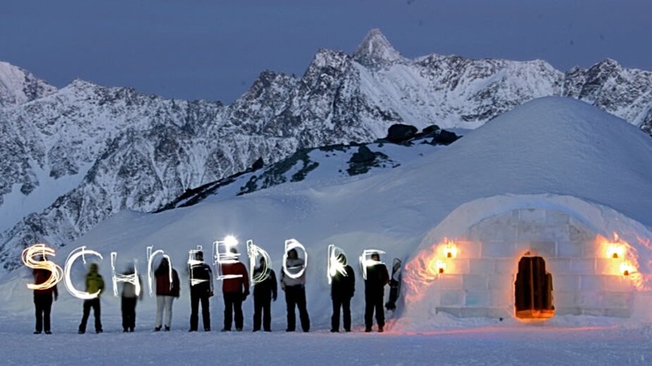 Így néz ki a Schneedorf, magyarul Hófalu