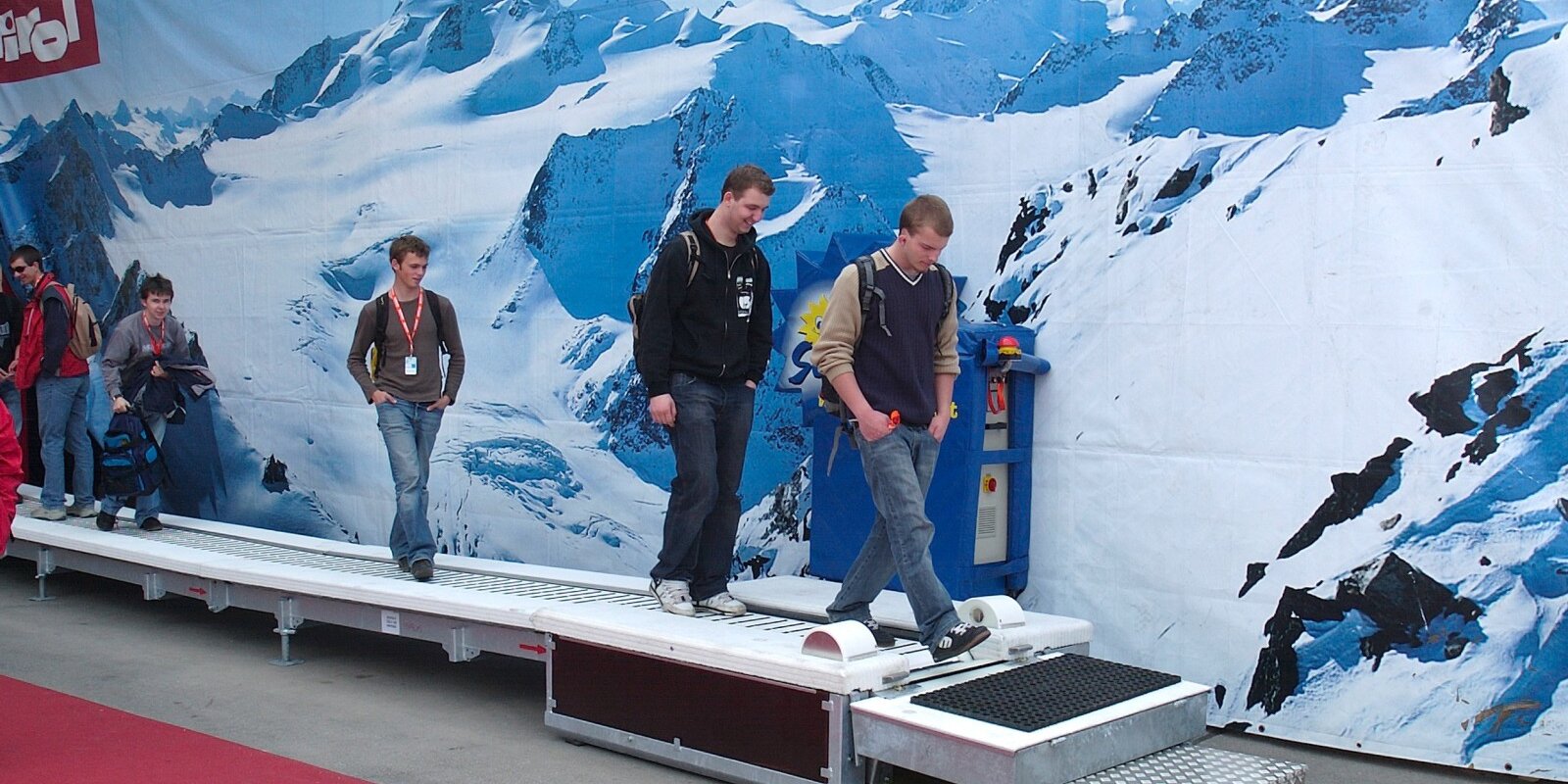 Sunkid mozgójárda az Interalpin vásáron