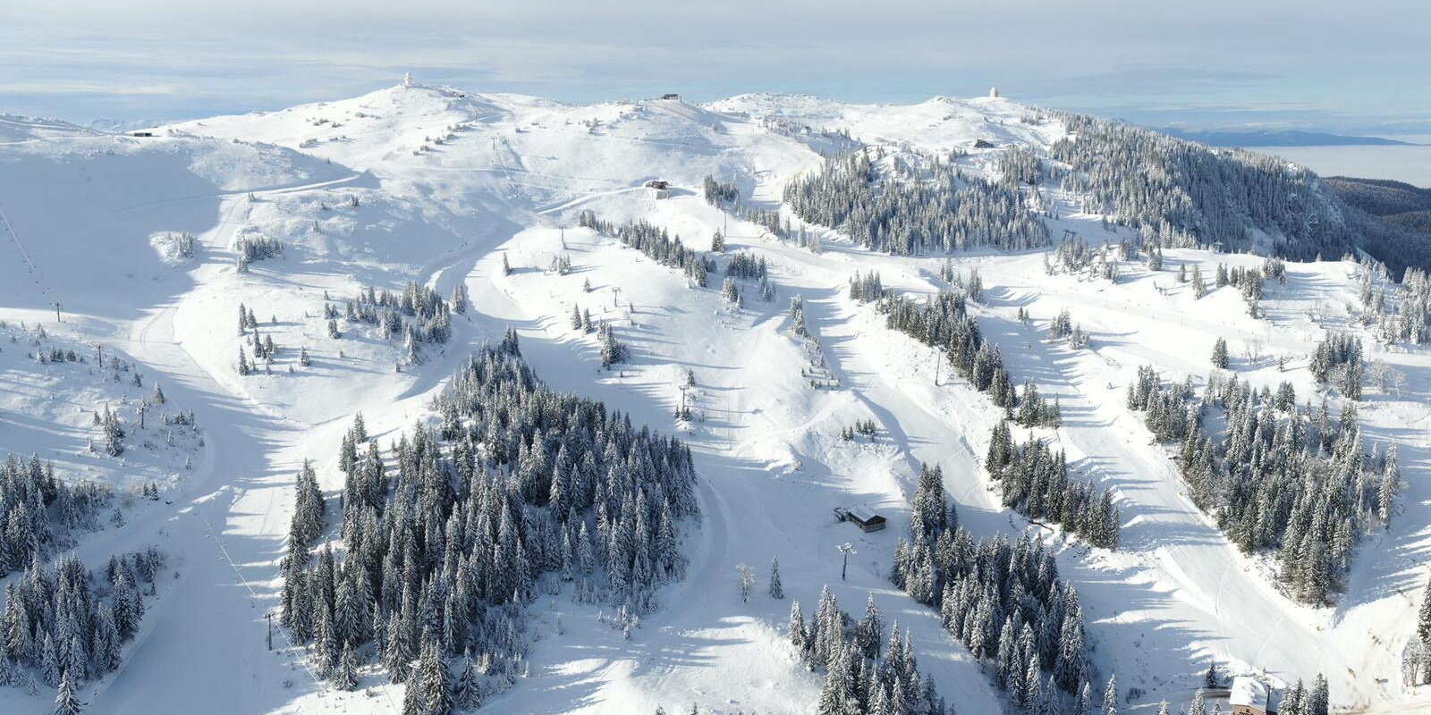 Jahorina az előző szezonban, ilyen ha igazi tél van