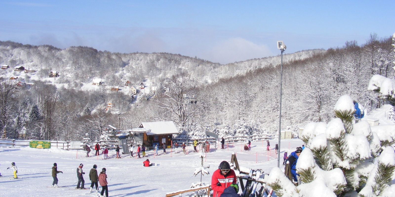 Havas hétvége a Mátraszentistváni Síparkban | Fotó: Basa Edit, 2018.02.04.