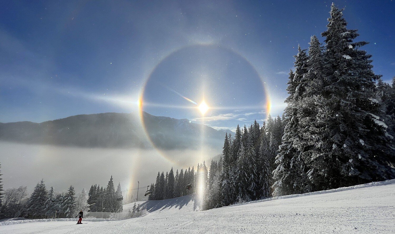 Halojelenség Flachauban | Fotó: Udvardi Csaba