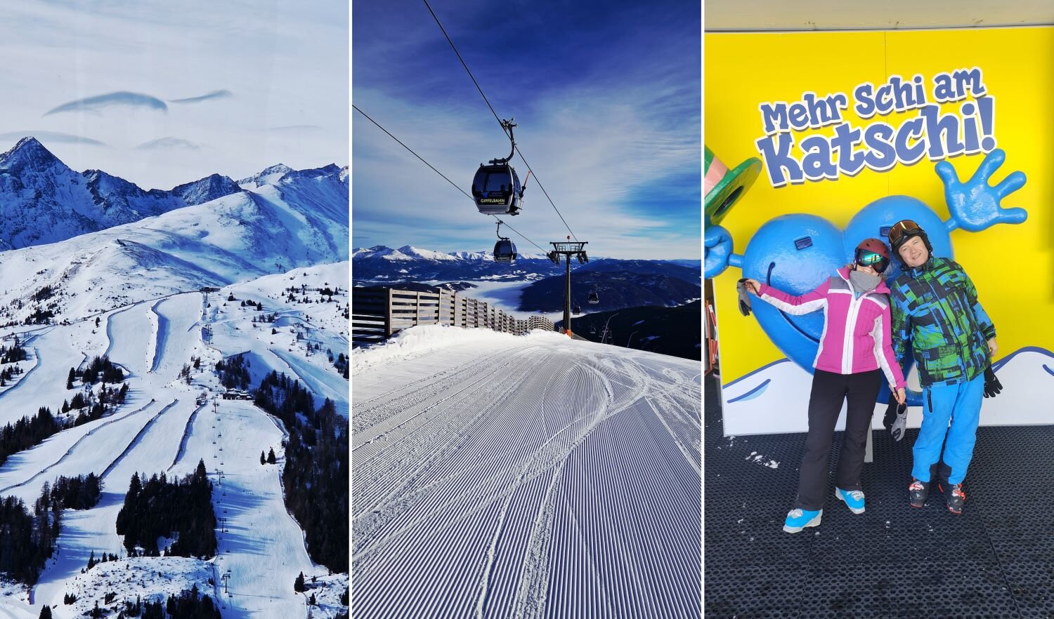 Január közepén síeltünk Katschbergen / saját fotók