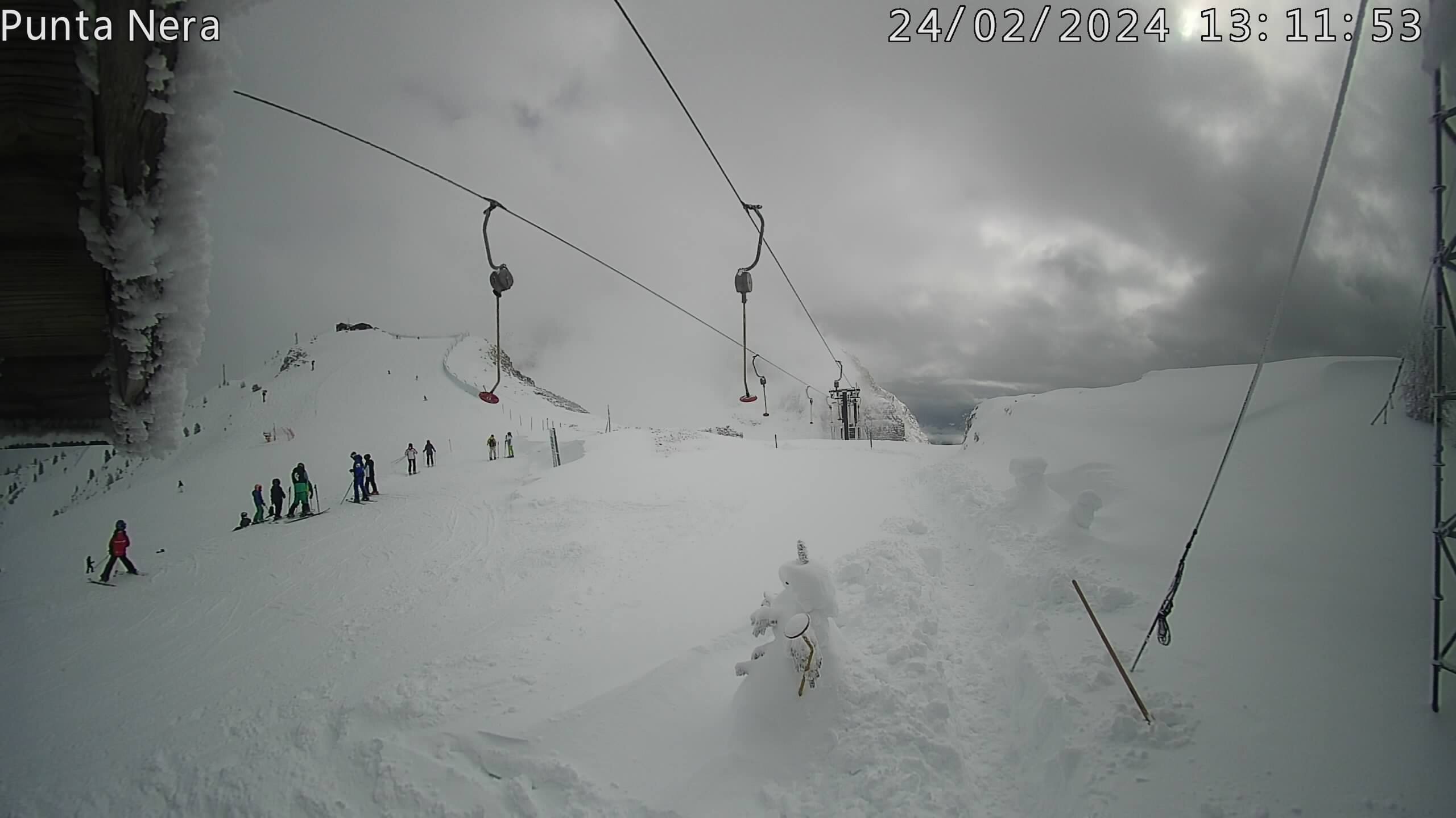 Mai webkamerakép a Dolomitokból