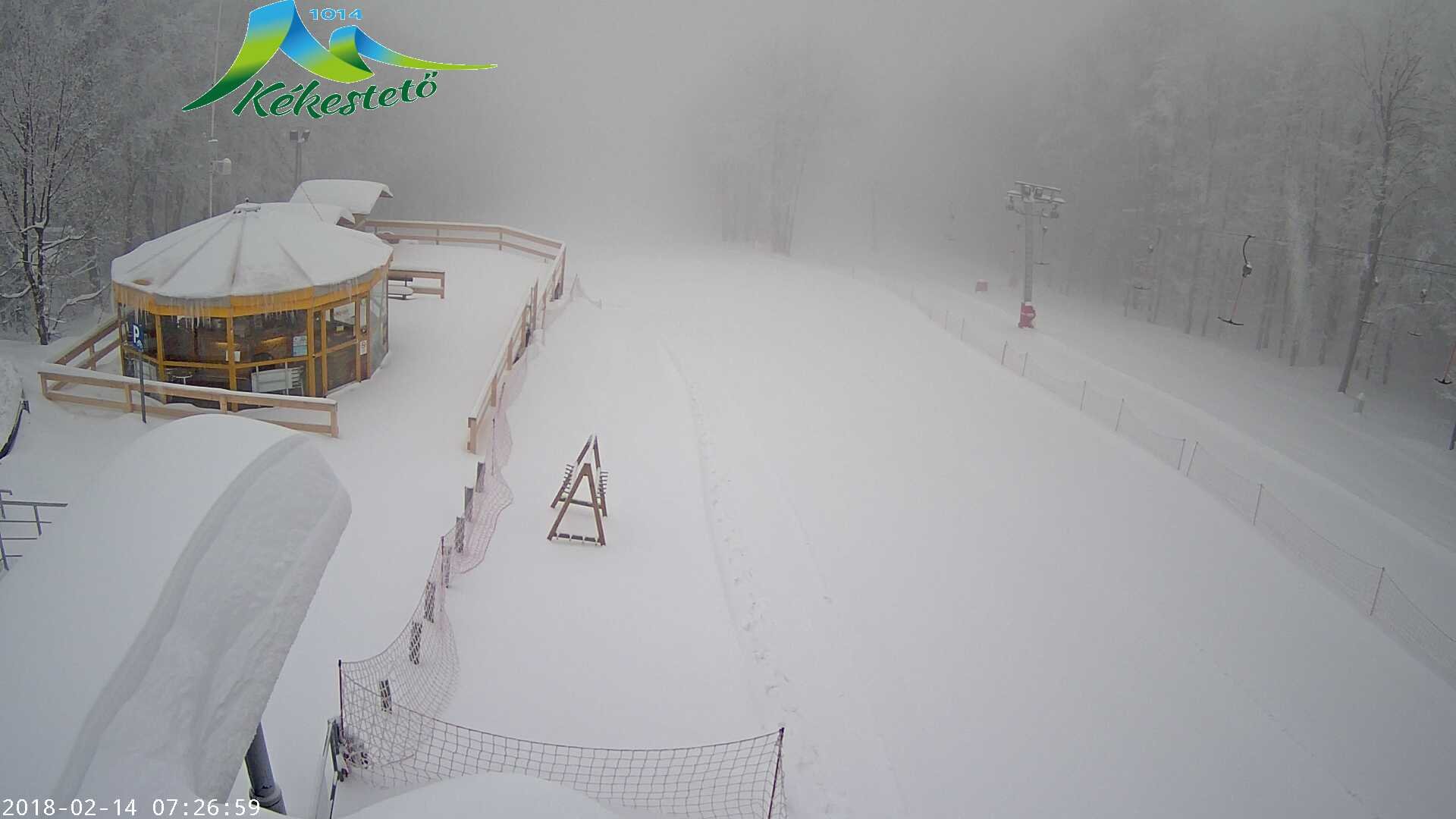 Kékestető webkamera ma reggel