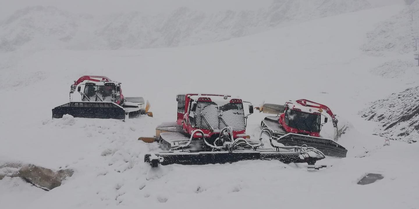 Schnalstal (Val Senales)  a múlt heti havazás után