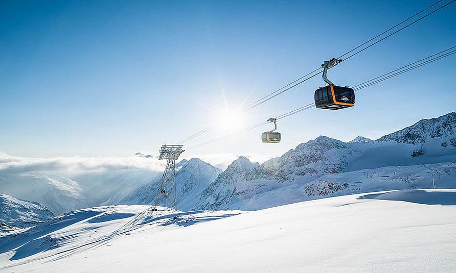 Stubai gleccser - fotó: Stubaier Gletscherbahnen