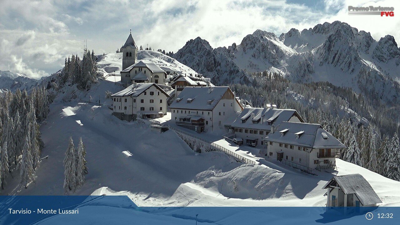 Tarvisio, Monte Lussari, tegnapi webkamerakép