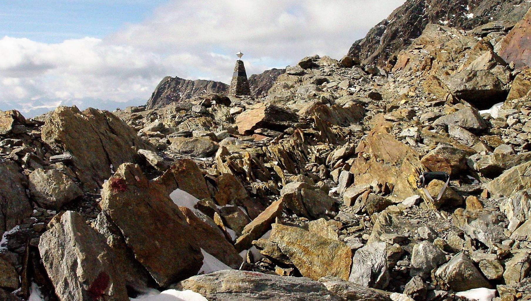 A helyszín, ahol Ötzit megtalálták
