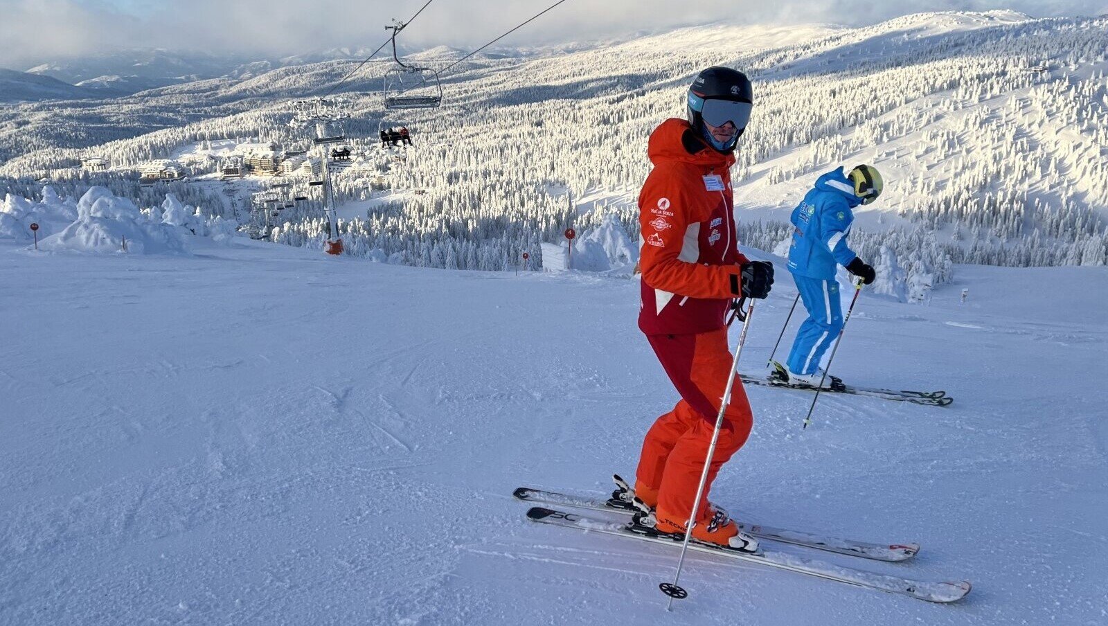 A képen a cikk szerzője Kopaonik síterepén