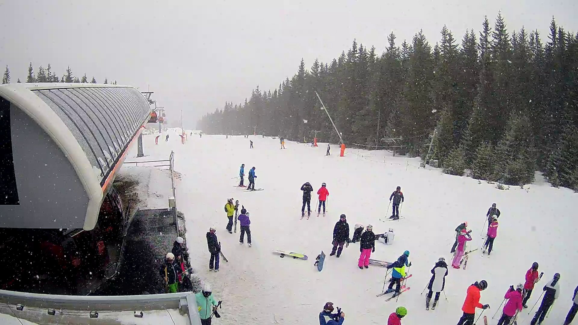 Chopok-Jasná, webkamera, Brhliska - 1423 méteren, ma délben