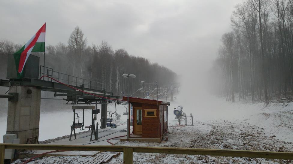 Az új lift völgyállomása