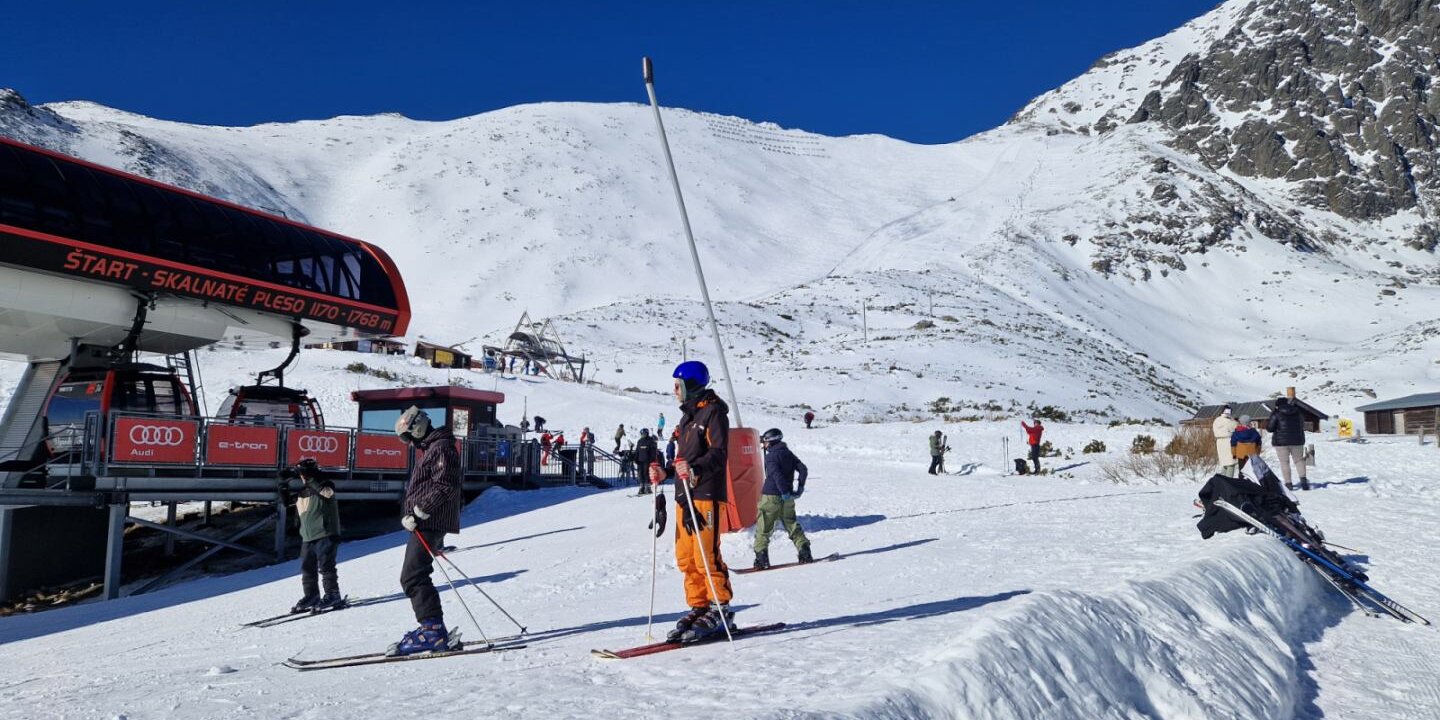 A pálya alulnézetből a mai napon / Kép: sielok.hu