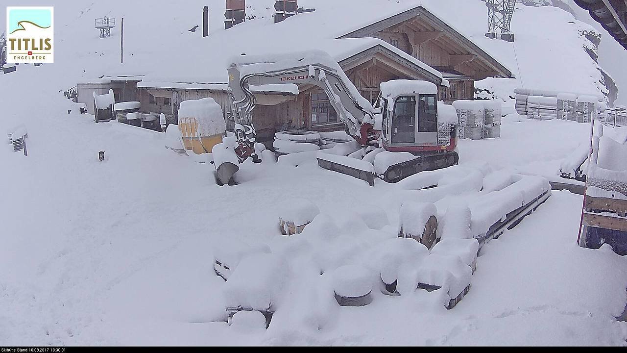 Engelberg Titlis, Svájc, webkamera 2450 méter magasan