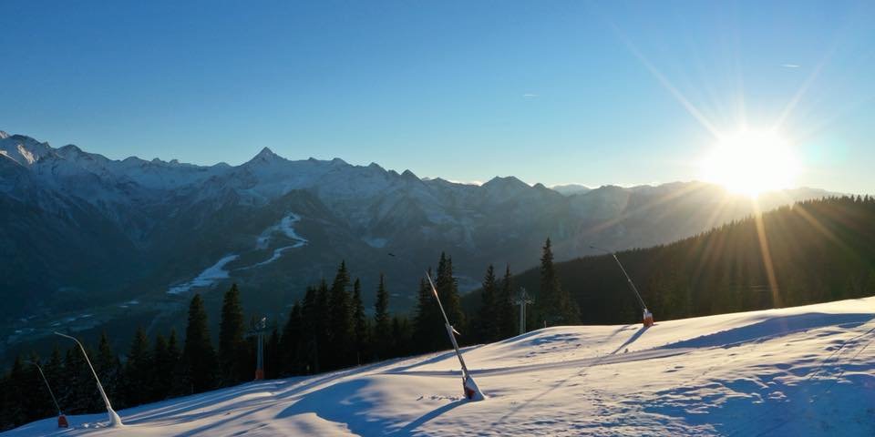 Zell am See november 20-án (azóta természetes hó is esett) - fotó: facebook