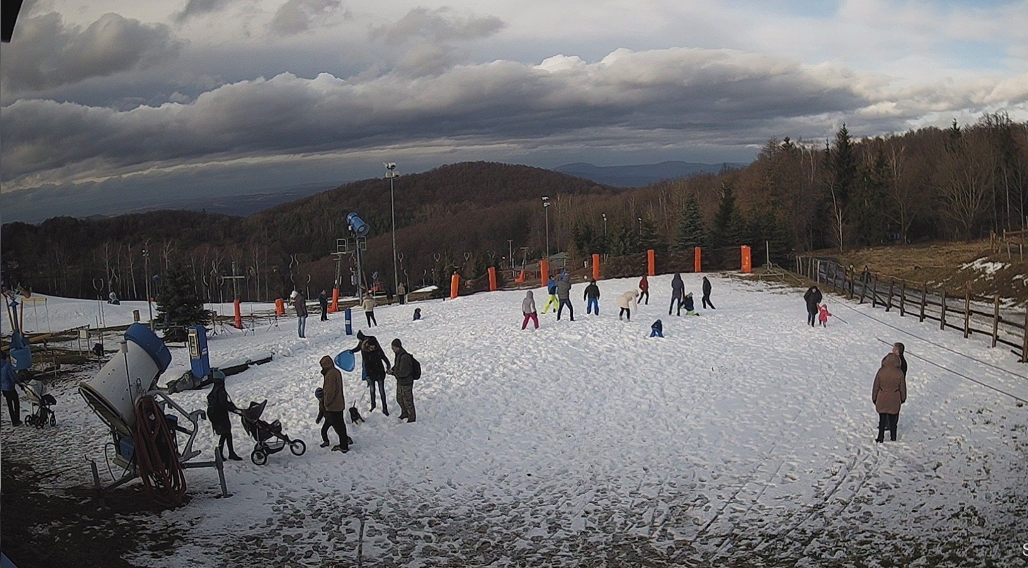 A síiskola webkamerája december 29-én