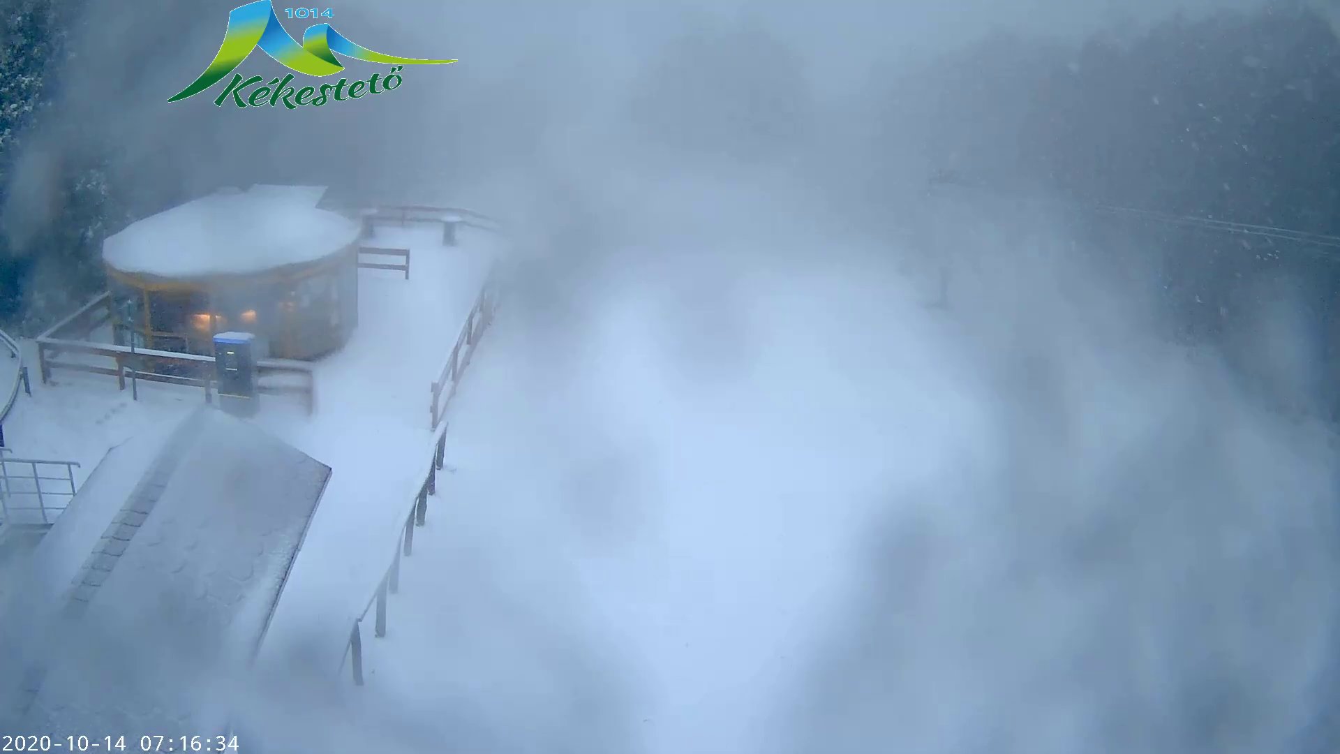 Kékestető webkamera ma reggel