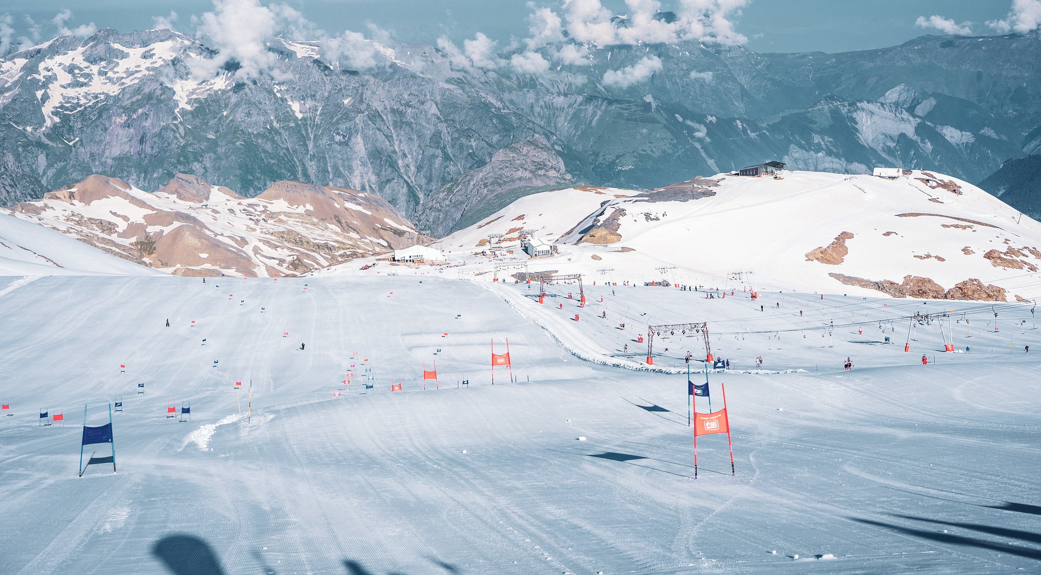 A nyitás előtti hetekben a versenyzők gyakorolhattak