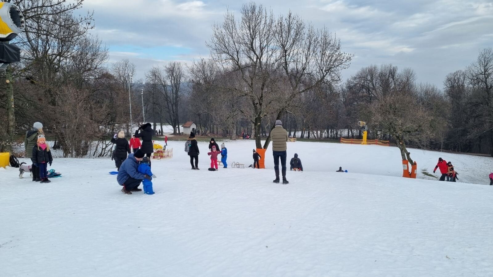 Szánkózók a Normafán (Kép: Hegyvidék - Több mint kerület)