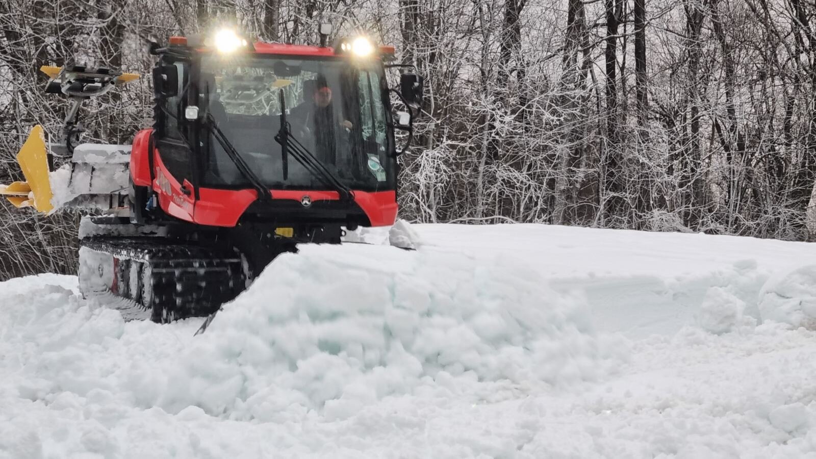 Ennyi hóból épült a pálya (Kép: Normafa Park)