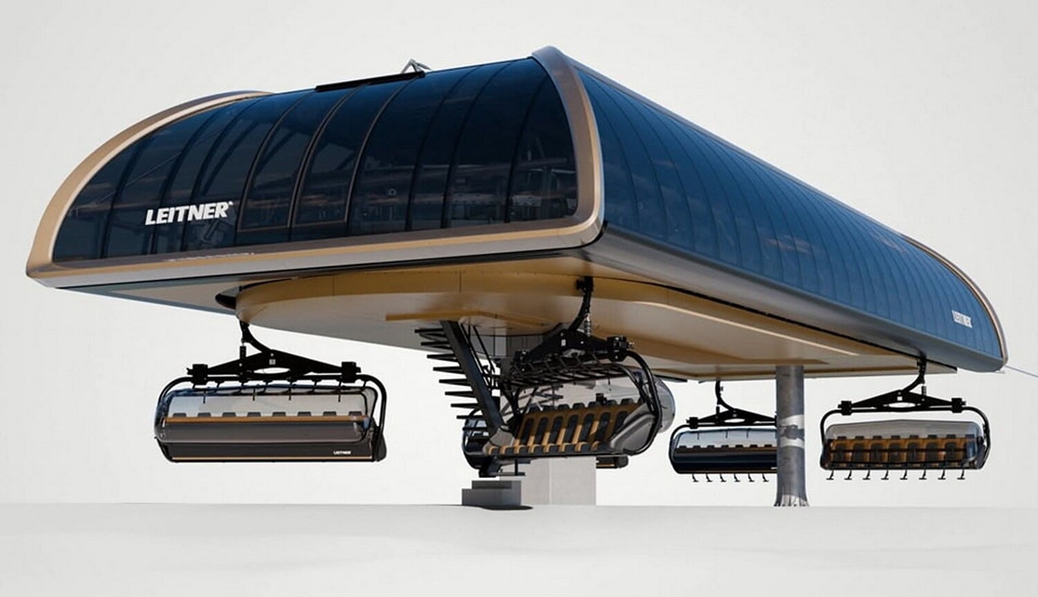 Az egyik állomás látványterve